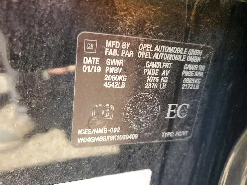 2019 BUICK REGAL PREFERRED II  
