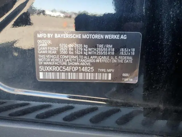 2015 BMW X5 XDRIVE35I  