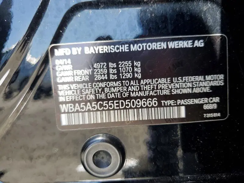 2014 BMW 528 I  