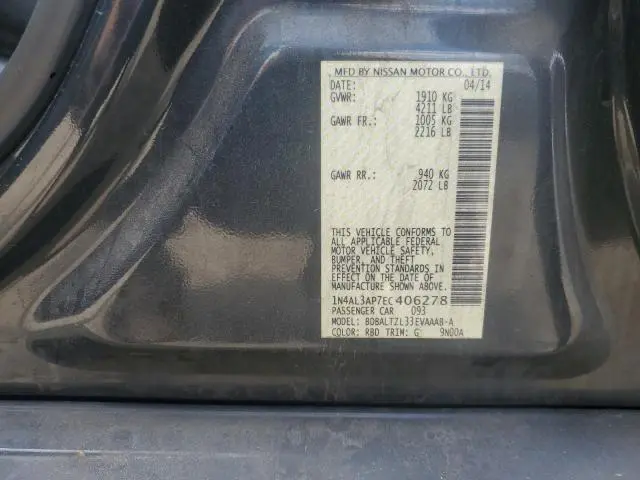 2014 NISSAN ALTIMA 2.5  