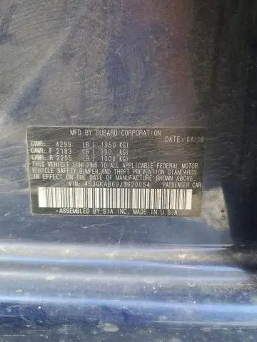 2018 SUBARU IMPREZA PREMIUM  