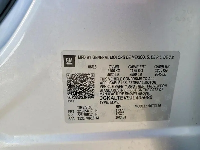 2018 GMC TERRAIN SLE  