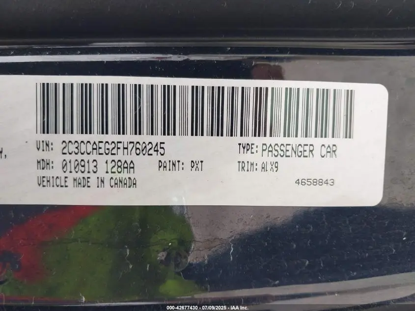 2015 CHRYSLER 300C  