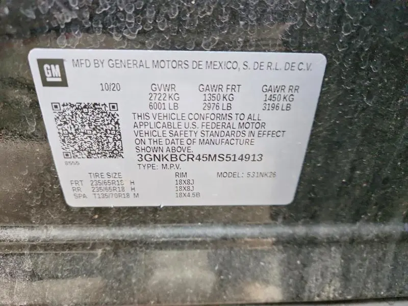 2021 CHEVROLET BLAZER 2LT  