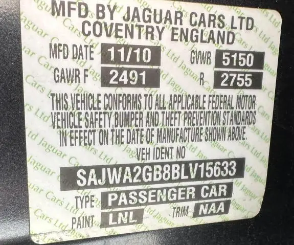 2011 JAGUAR XJL   