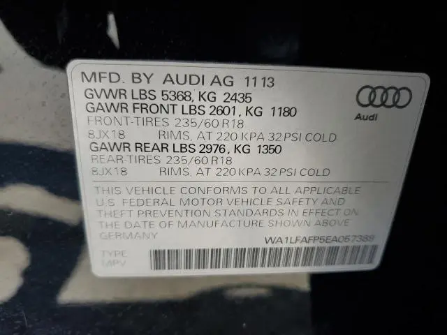 2014 AUDI Q5 PREMIUM PLUS  
