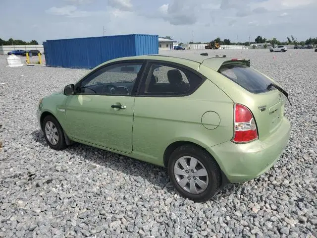2010 HYUNDAI ACCENT BLUE  