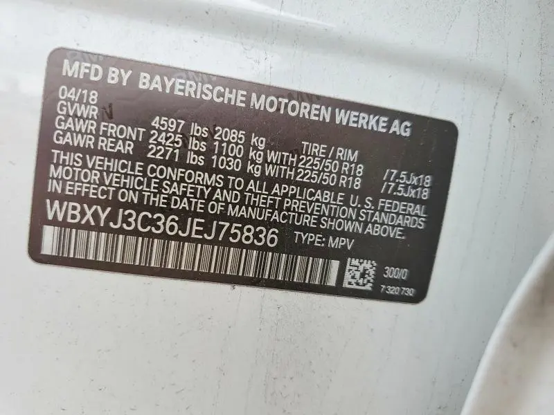 2018 BMW X2 SDRIVE28I  