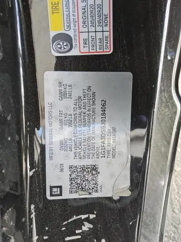 2018 CHEVROLET CAMARO LS
