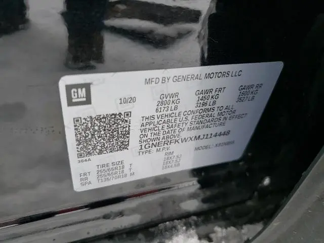 2021 CHEVROLET TRAVERSE LS  