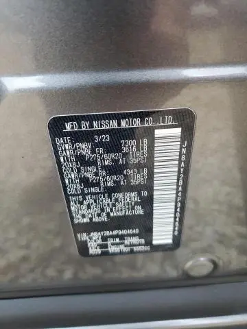 2023 NISSAN ARMADA SL