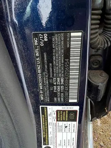 2017 MERCEDES-BENZ C 300 4MATIC  