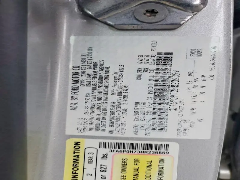 2017 FORD FUSION SE  