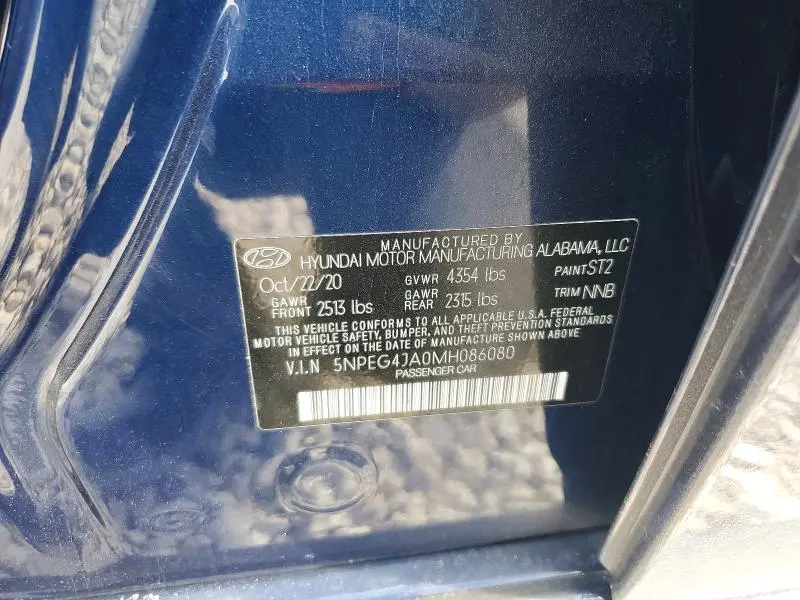 2021 HYUNDAI SONATA SE  
