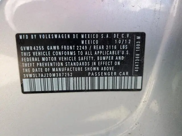 2013 VOLKSWAGEN JETTA TDI  