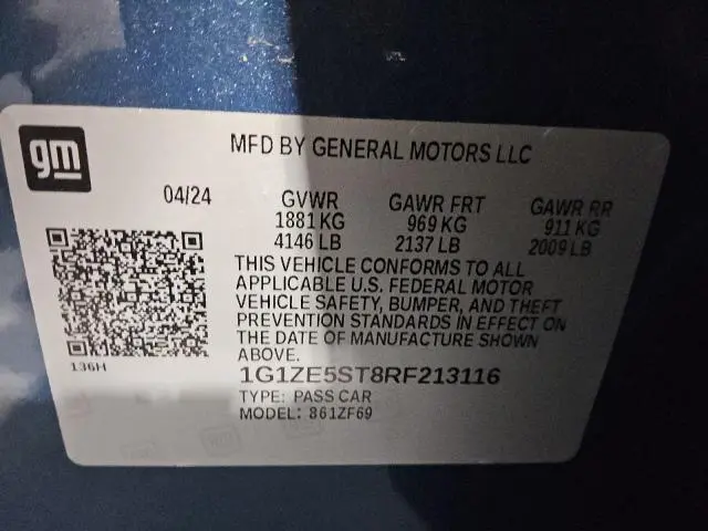 2024 CHEVROLET MALIBU PREMIER