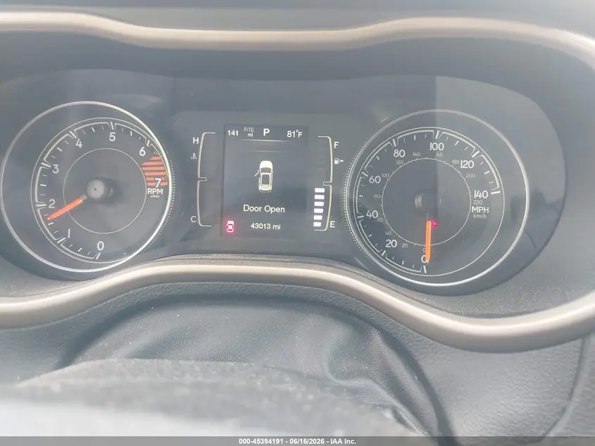 2016 JEEP CHEROKEE SPORT