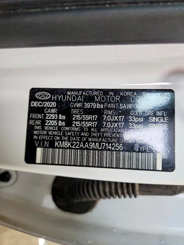 2021 HYUNDAI KONA SEL  