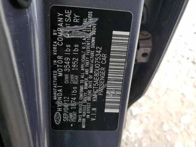 2013 HYUNDAI ACCENT GLS  