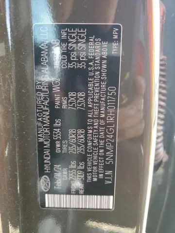 2024 HYUNDAI SANTA FE SEL  