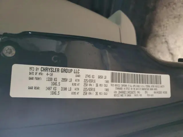 2010 CHRYSLER TOWN & COUNTRY TOURING PLUS  