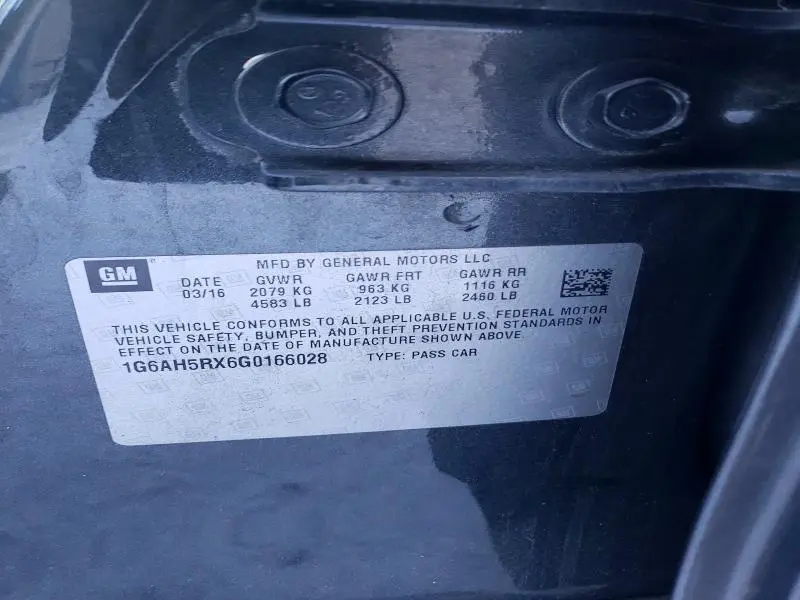 2016 CADILLAC ATS LUXURY  