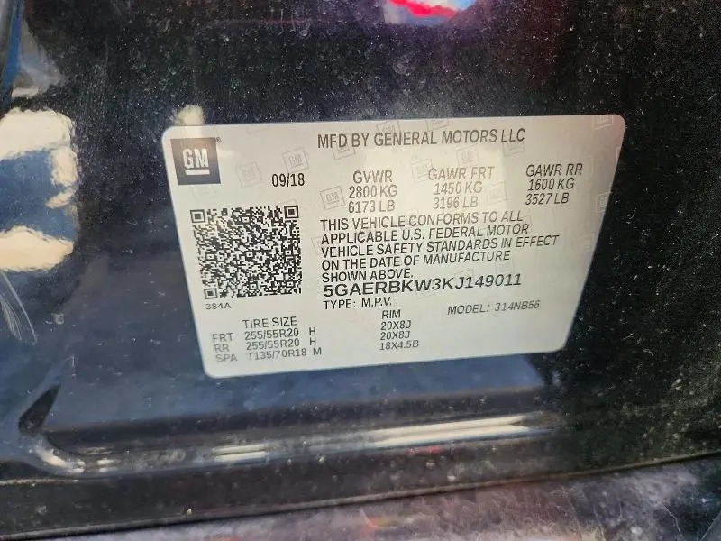 2019 BUICK ENCLAVE ESSENCE  