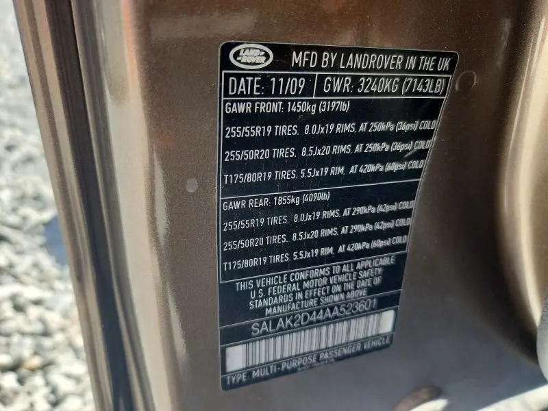 2010 LAND ROVER LR4 HSE LUXURY  