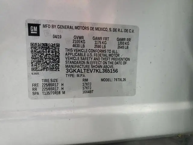 2019 GMC TERRAIN SLE  