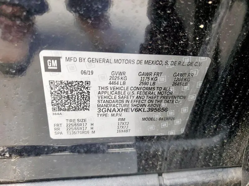 2019 CHEVROLET EQUINOX LS