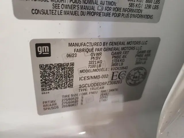 2023 CHEVROLET SILVERADO K1500 LT  