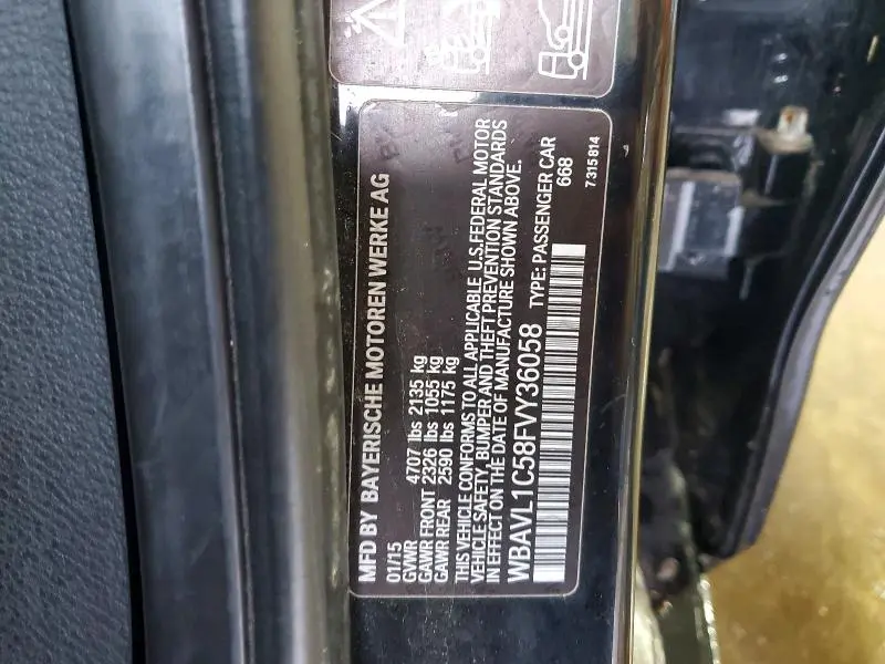 2015 BMW X1 XDRIVE28I  