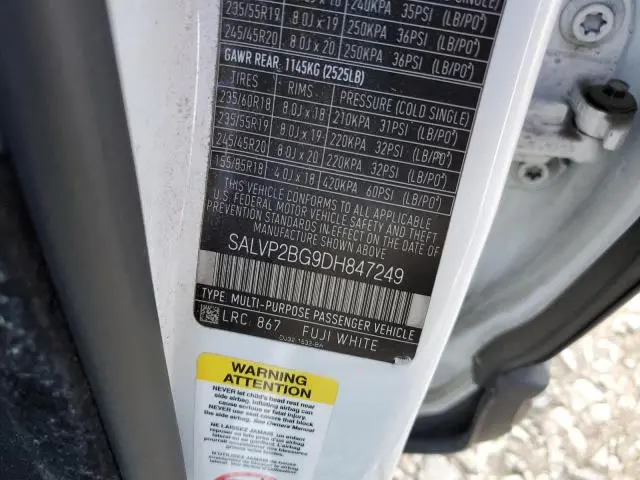 2013 LAND ROVER RANGE ROVER EVOQUE PURE PLUS  