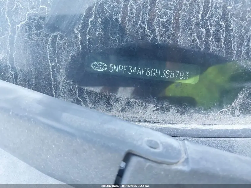 2016 HYUNDAI SONATA SPORT