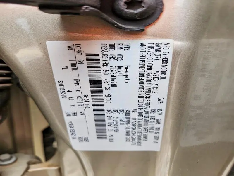 2017 FORD FOCUS SE  