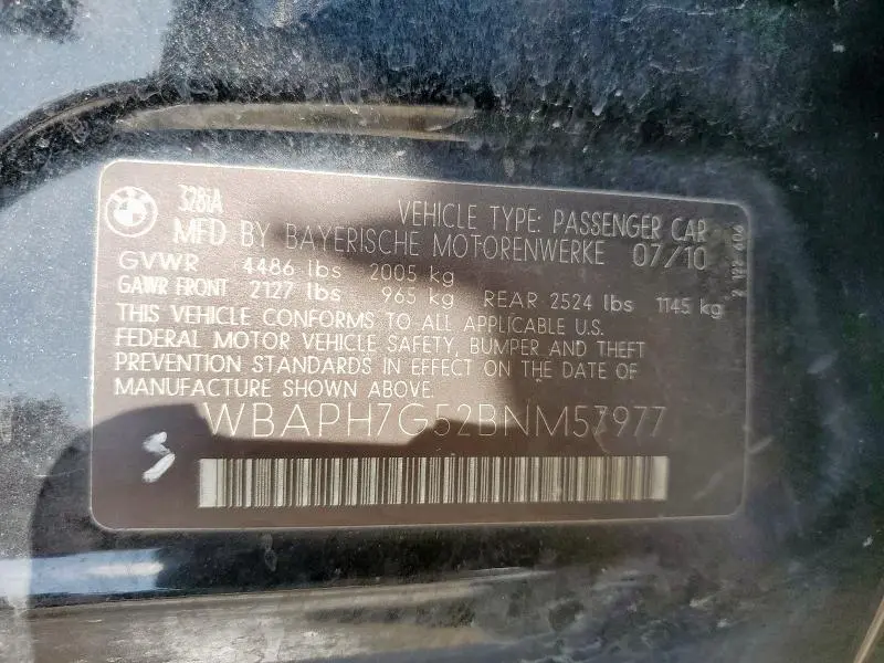 2011 BMW 328 I  