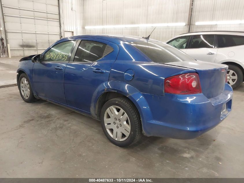 2013 DODGE AVENGER SE