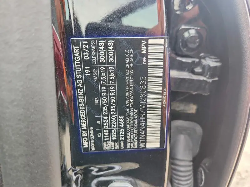2021 MERCEDES-BENZ GLA 250 4MATIC  