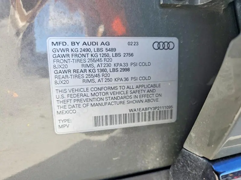 2023 AUDI Q5 PREMIUM PLUS 45  
