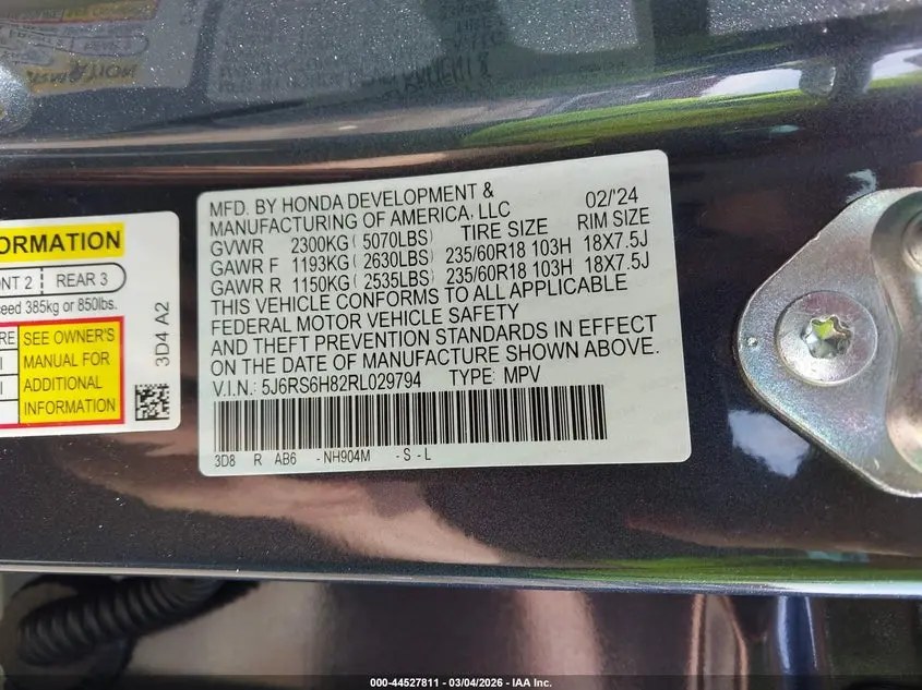 2024 HONDA CR-V HYBRID SPORT-L
