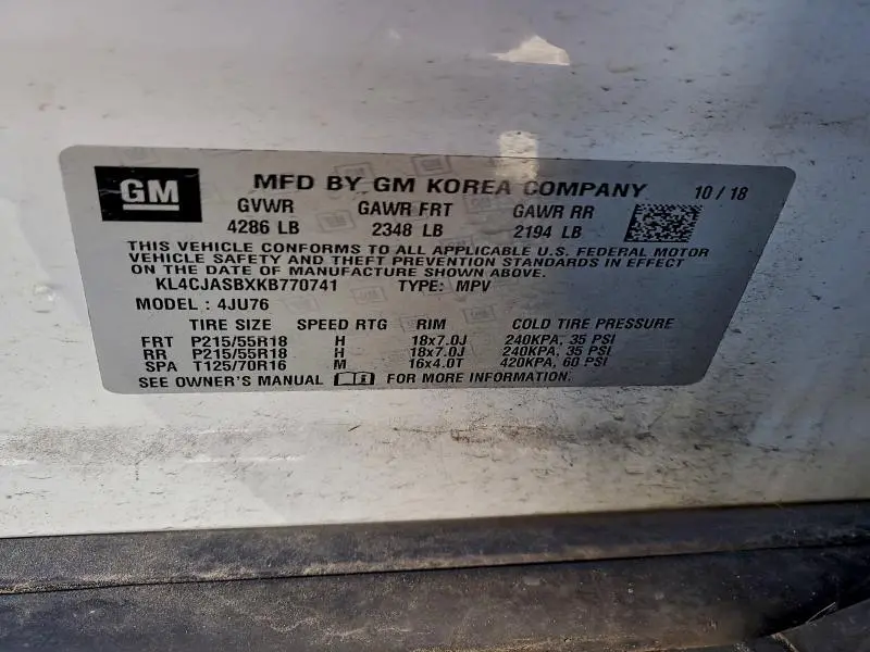 2019 BUICK ENCORE PREFERRED  