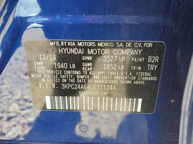 2020 HYUNDAI ACCENT SE  