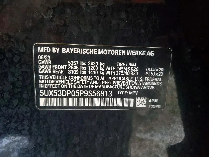 2023 BMW X3 XDRIVE30I  