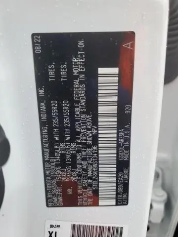 2022 TOYOTA HIGHLANDER XSE  