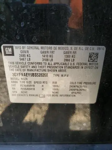 2011 CADILLAC SRX LUXURY COLLECTION  