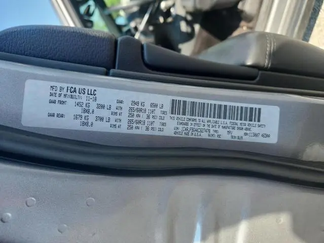 2019 JEEP GRAND CHEROKEE LIMITED  