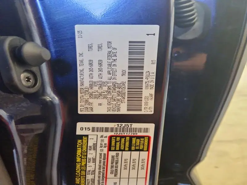 2026 TOYOTA TUNDRA LIMITED  
