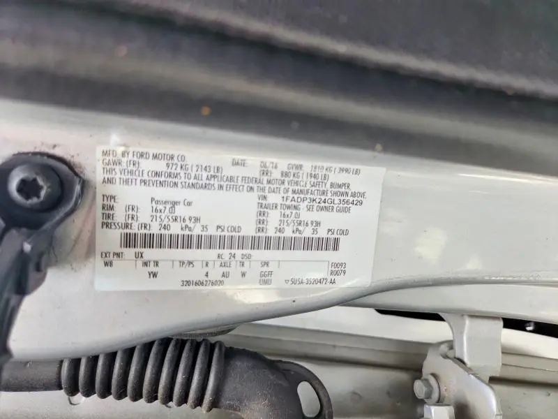 2016 FORD FOCUS SE  