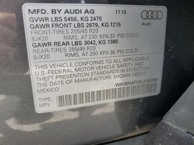 2020 AUDI Q5 PREMIUM PLUS  