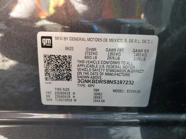 2022 CHEVROLET BLAZER 3LT  